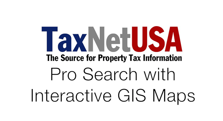 TaxNetUSA Pro Search and GIS Maps